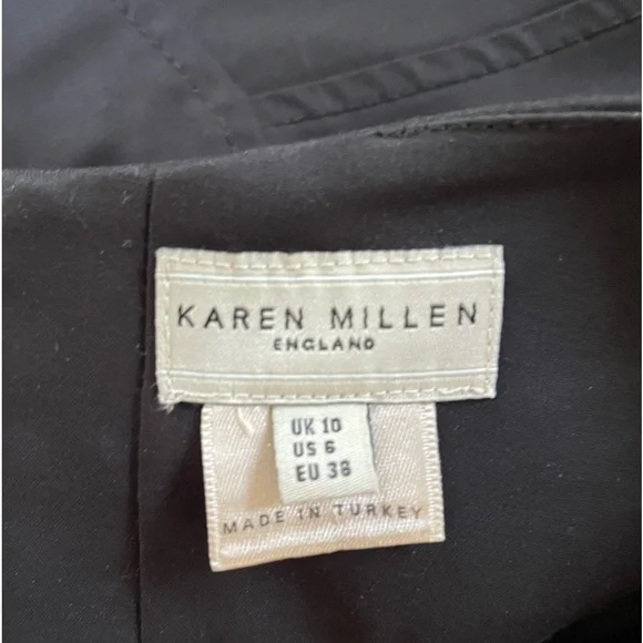 Karen Millen England Black Skirt. Size 6. - Picture 8 of 11